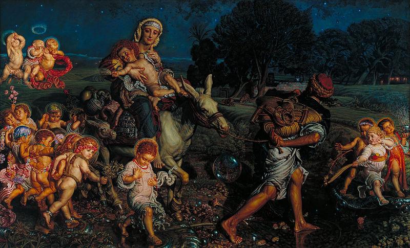 William Holman Hunt The Triumph of the Innocents oil painting image